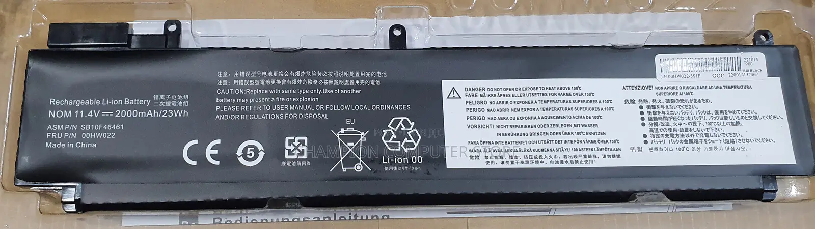 • Lenovo Thinkpad 00hw022 for T460s T470s Series Asb10f46460 00hw023