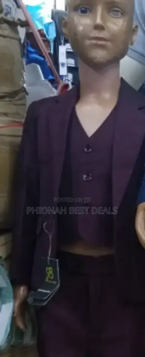 Boys Suit With Half Coat Inside
