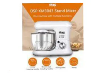 DSP 1200w 5.5litres Stand Mixer 6 Speed With Stainless Steel Bowl