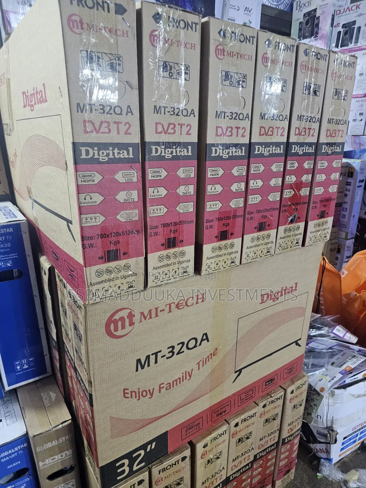 Mitech 32inches Digital Frameless Tv