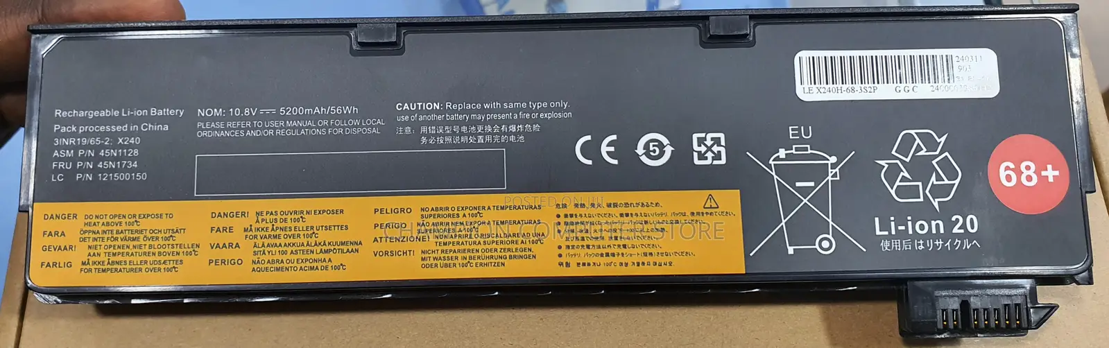 Lenovo Thinkpad X240 for T440 T440s T450 T460 T470p T550 T560 W550(S)