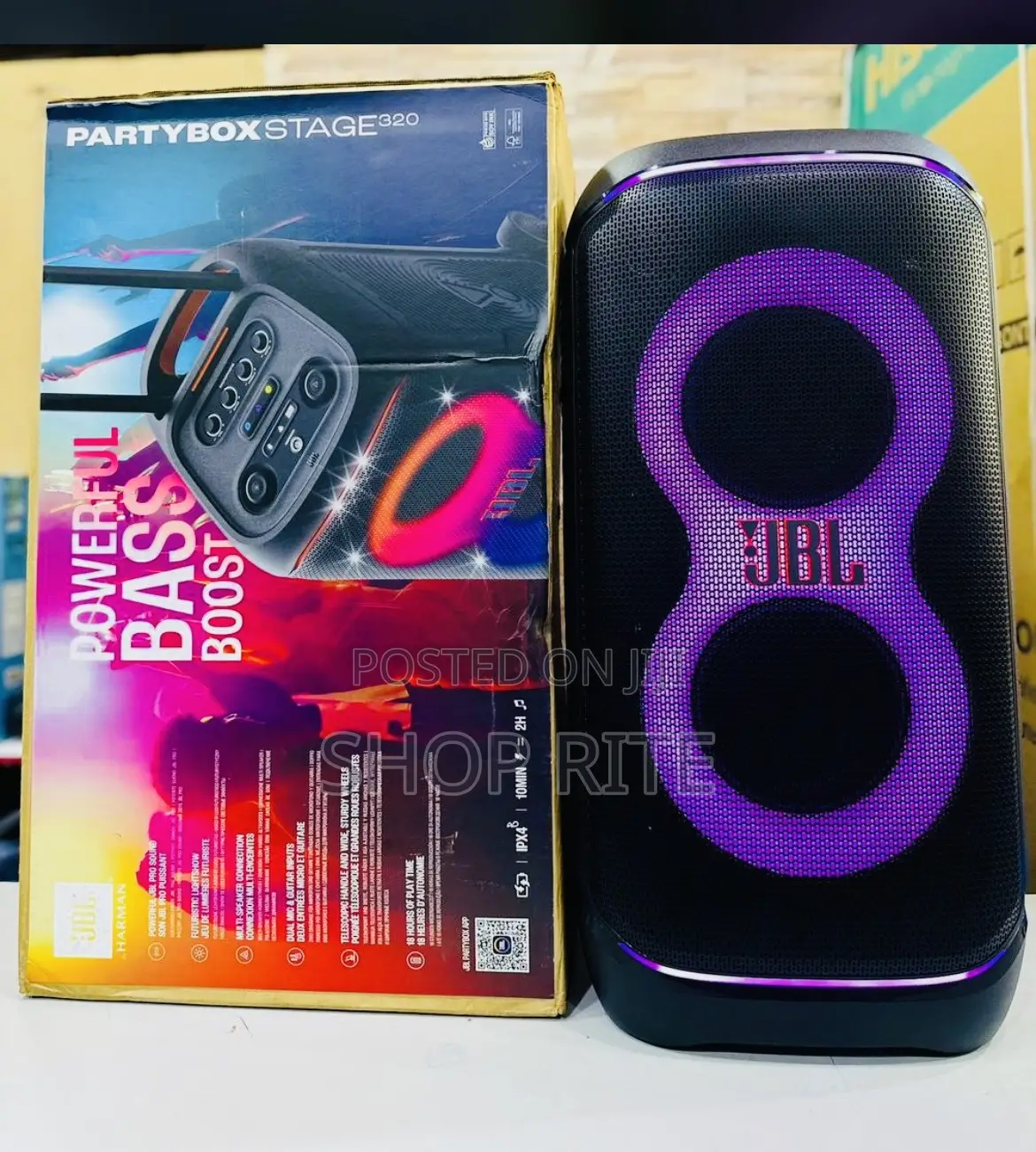 JBL Party Box Stage 320 Bass Boost