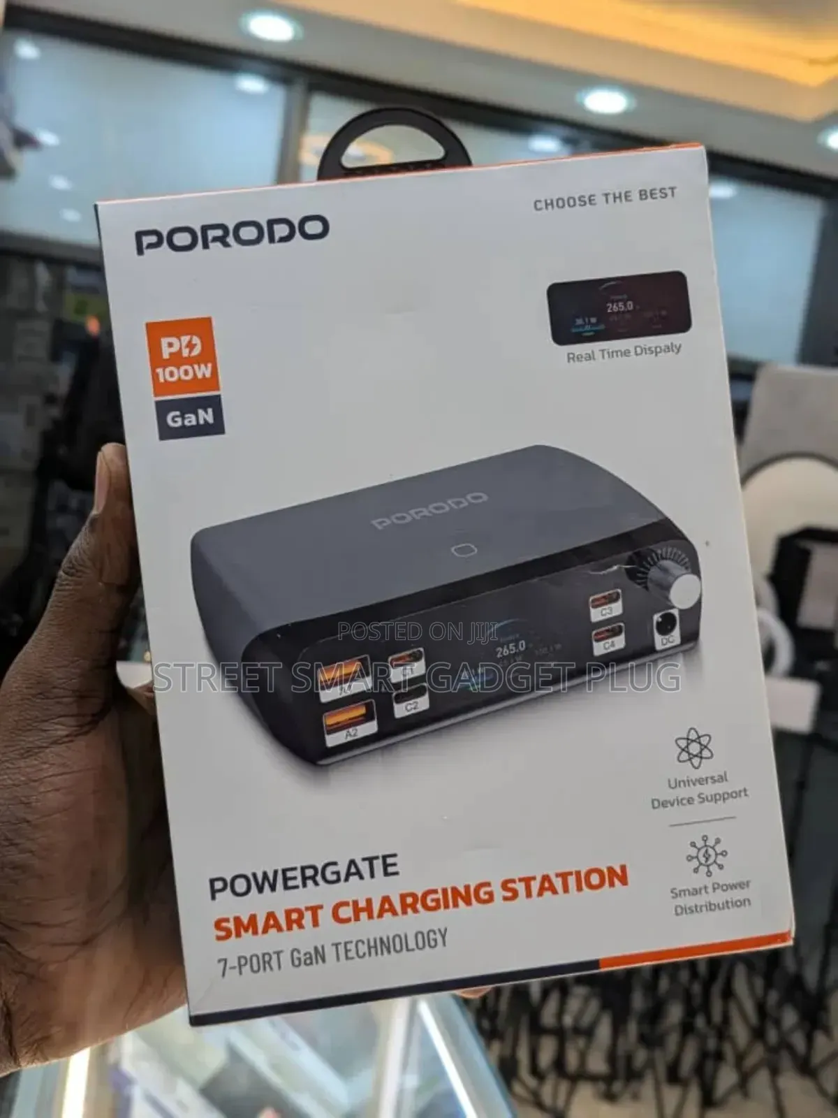 Porodo Power Gate Smart Charging Station (100watts)