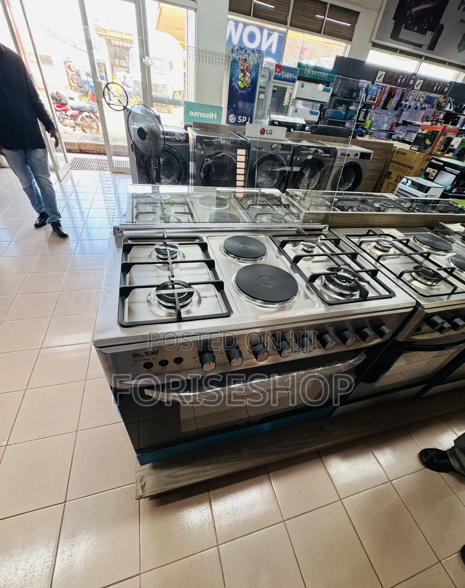 Dr. Volt 2electric 4gas Cooker 90&60cm
