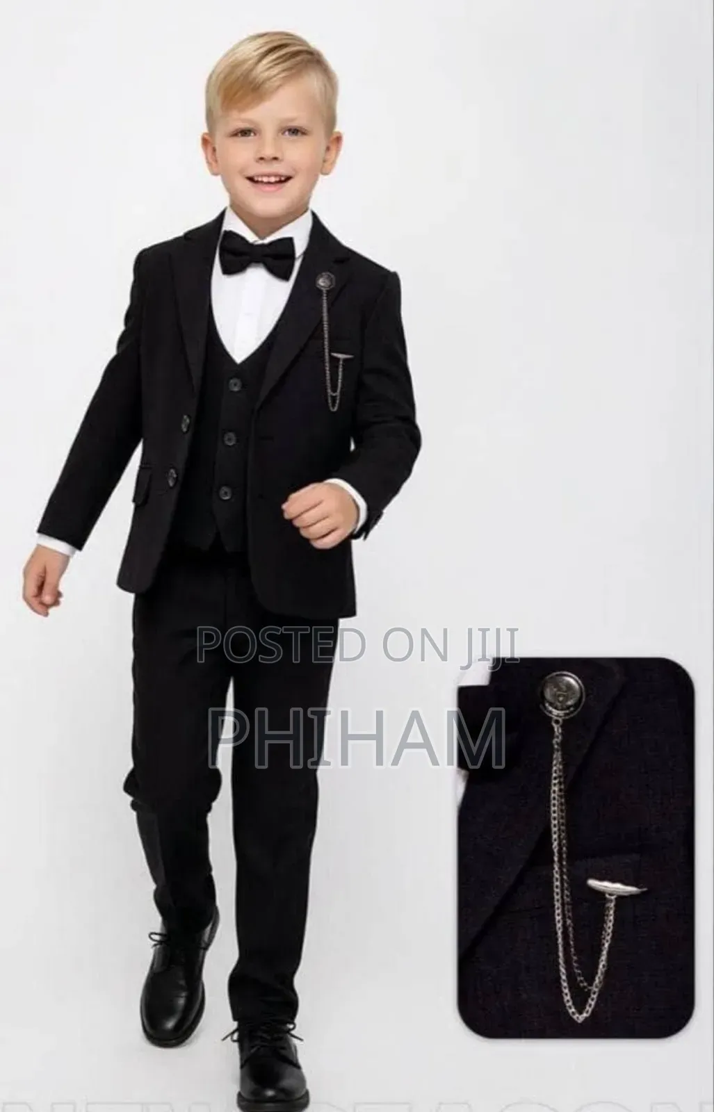 Kids Black Turkey Suit(5-8yrs)