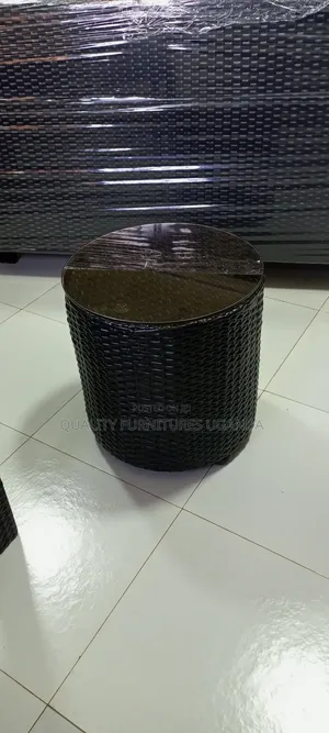 Rattan Round Puff