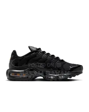 New Triple Black Nike Tn Air Max Plus Sneakers
