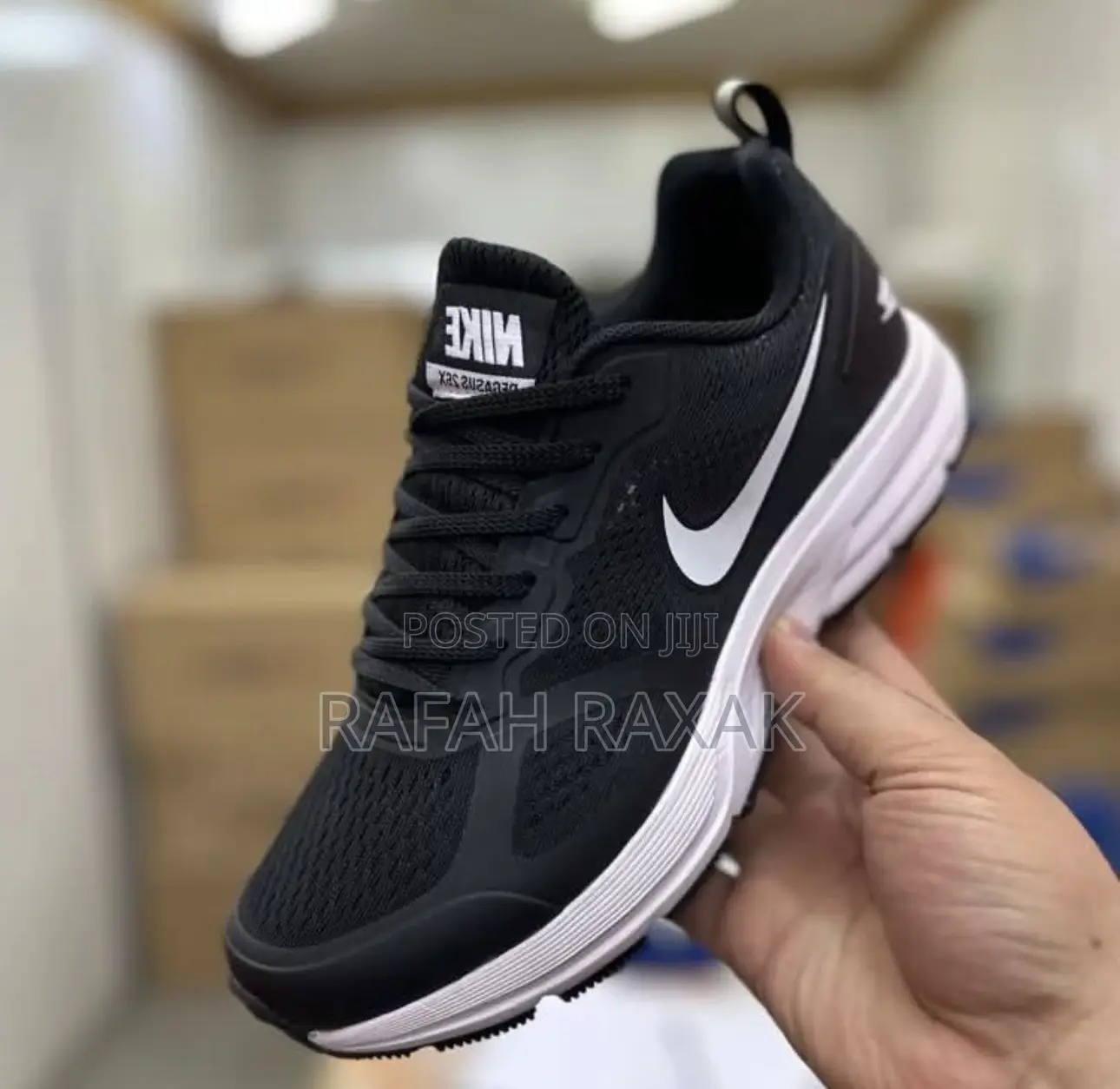 Original Black/White Nike Air Zoom Pegasus Running Shoes