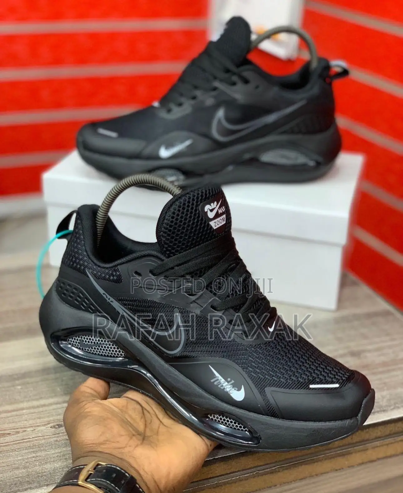 New Classic Black Nike Air Zoom Winflow Trainer Running Shoes