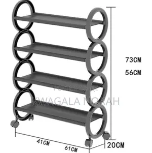 4-tier Shoe Rack With Wheels