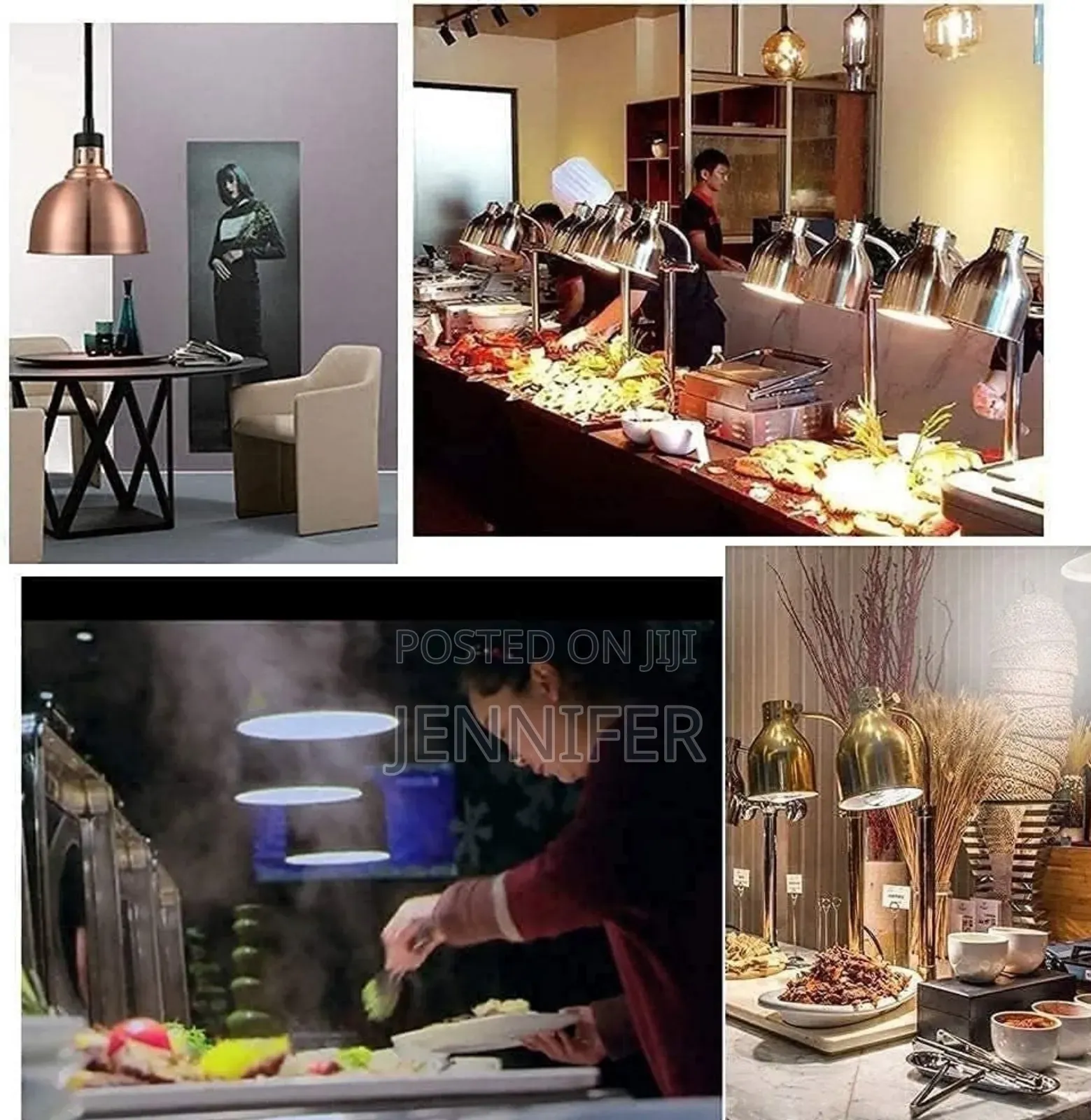Portable Electric Commercial Food Warmer Lamp