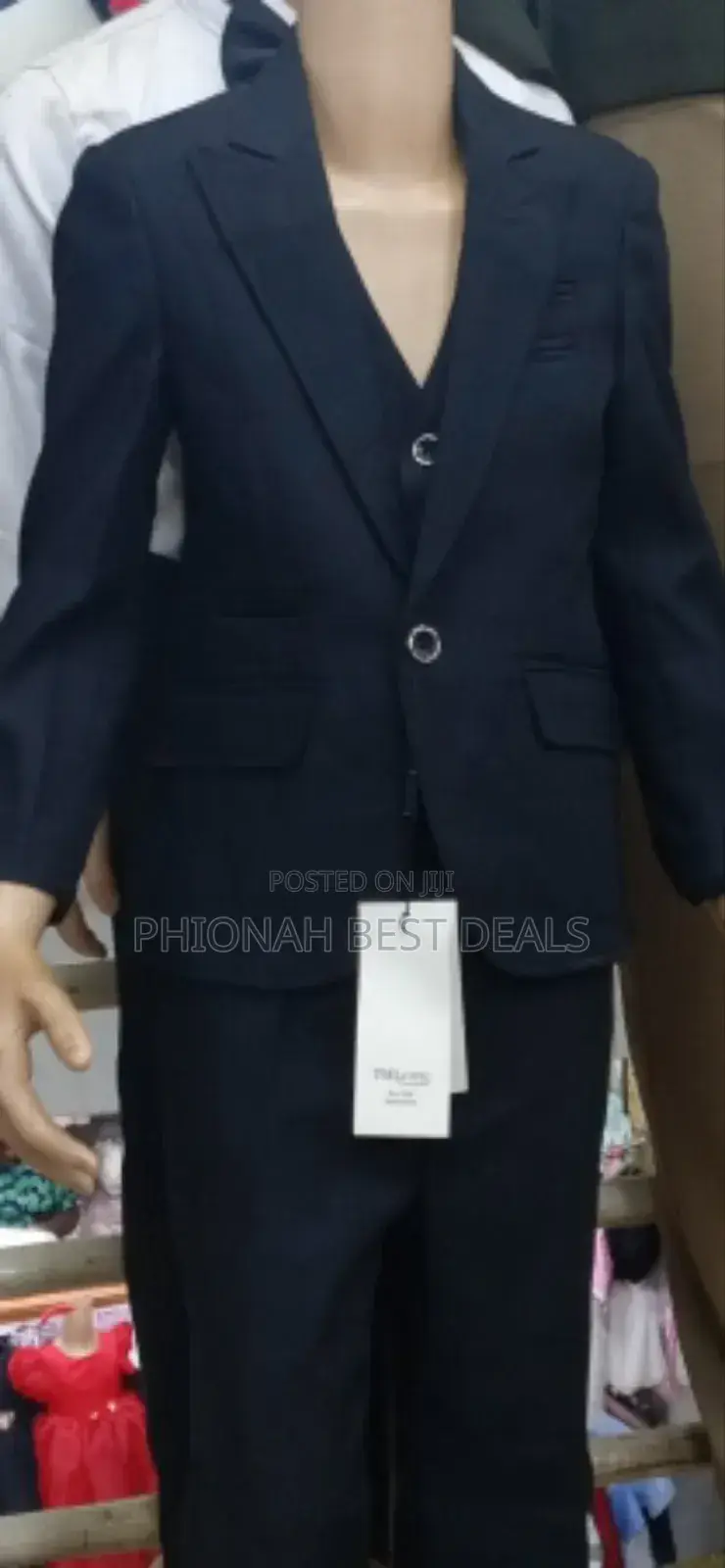 Boys Black Suit