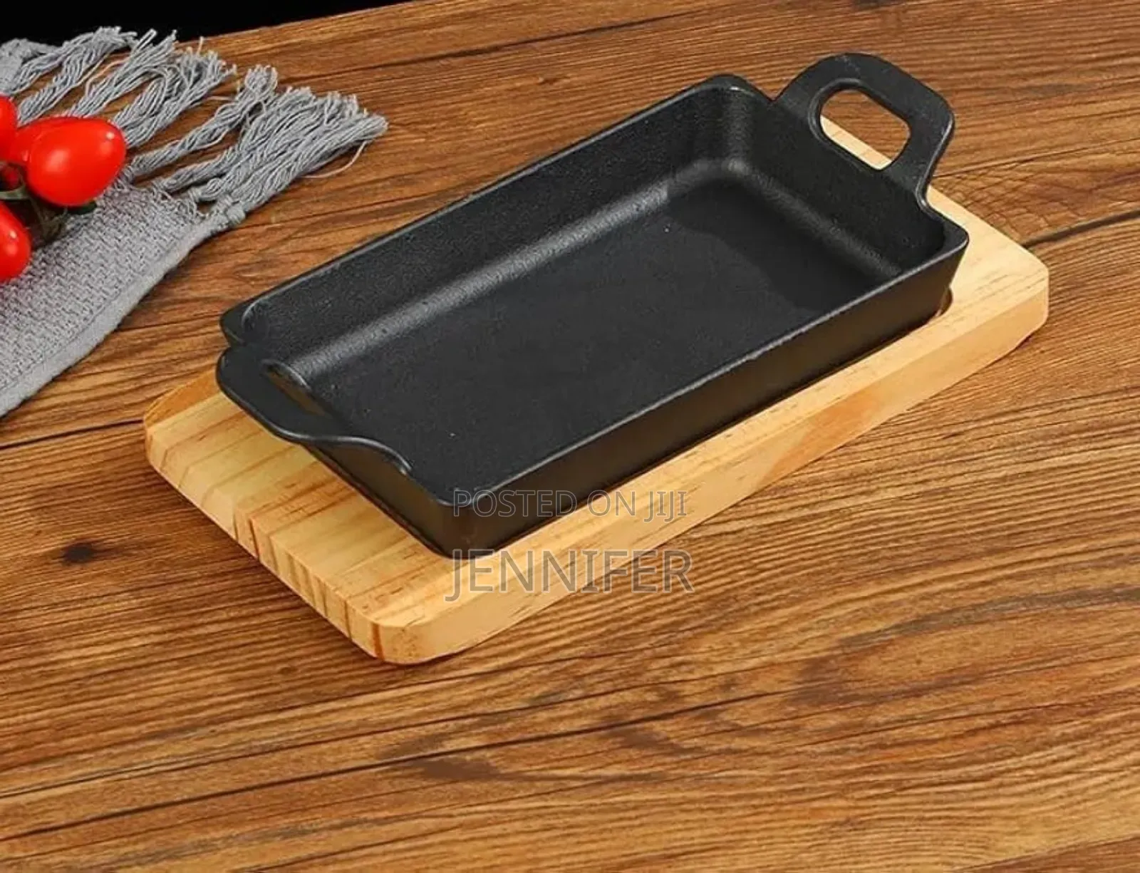 Cast Iron Rectangular Grill Pan