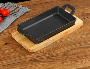 Cast Iron Rectangular Grill Pan