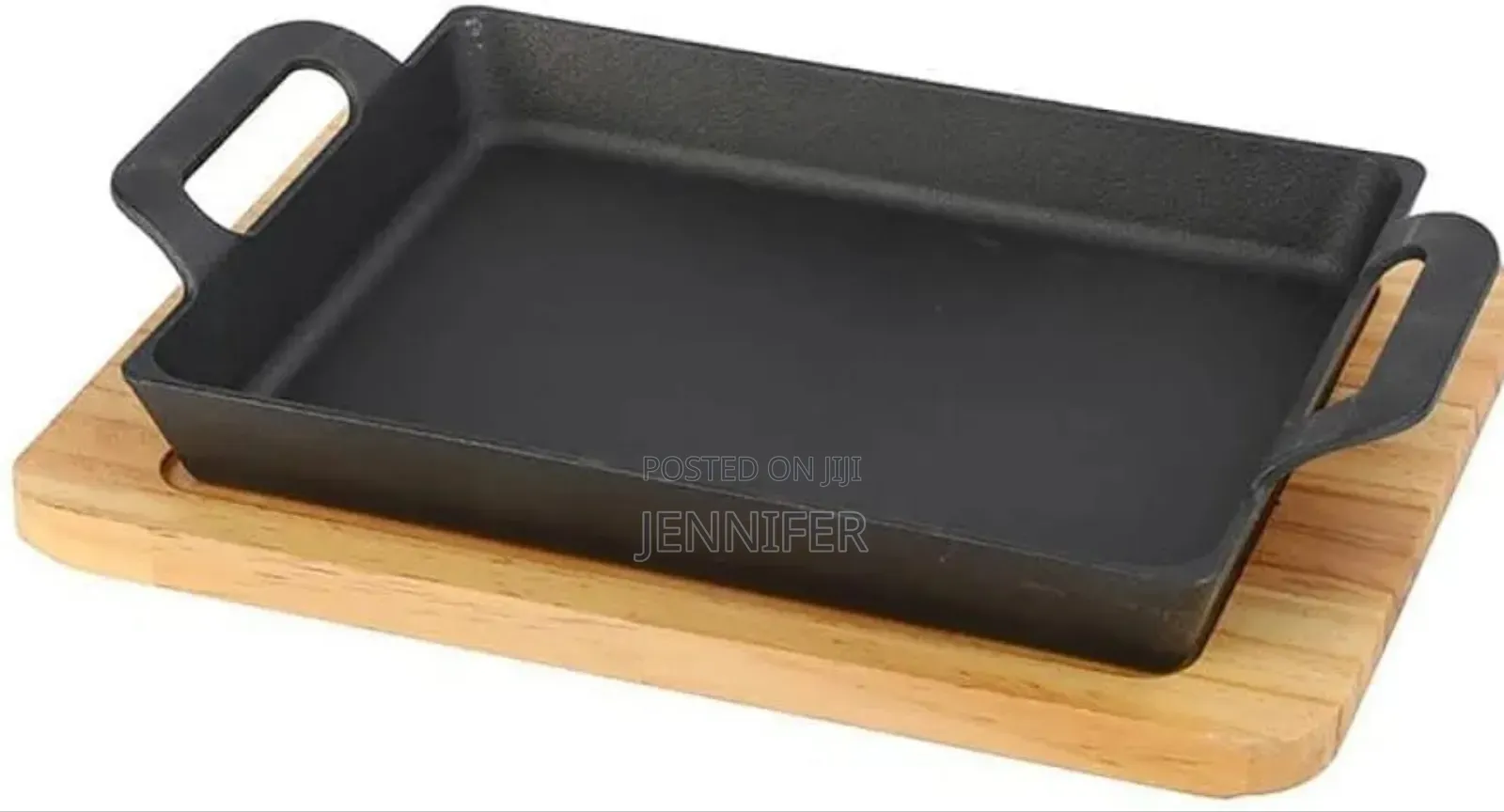 Cast Iron Rectangular Grill Pan
