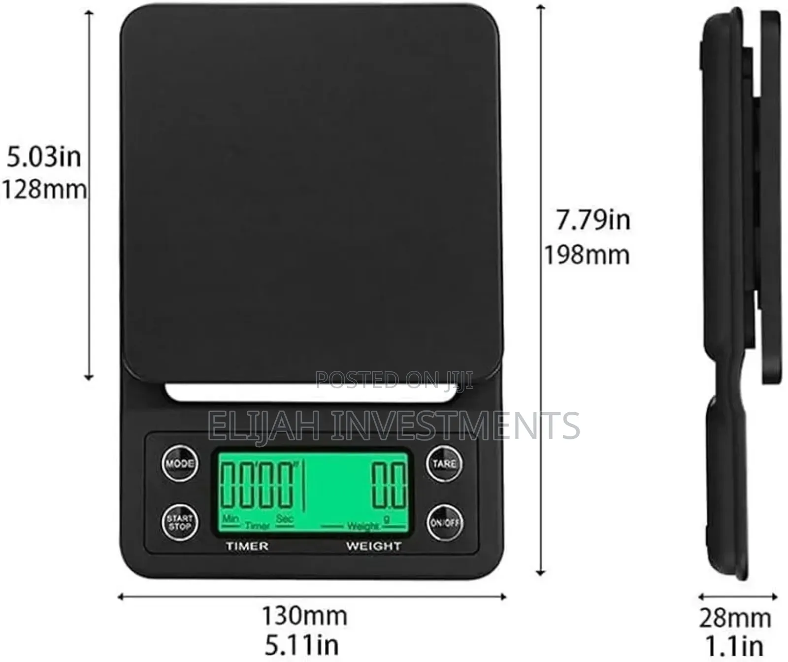 Multifunction Kitchen Scale With Timer