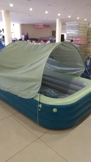 Inflatable Pool for Children Adult Extra Large Shade, Sun Protection