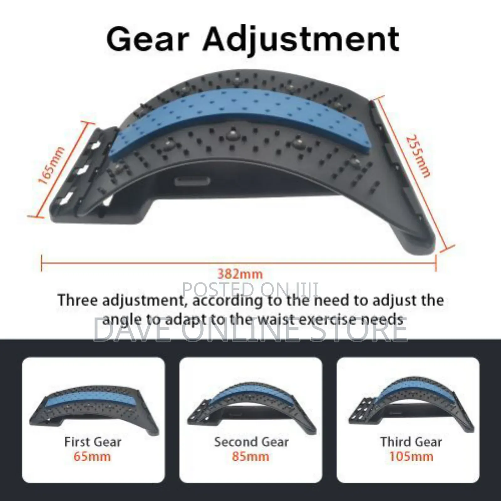 Back Massager Stretcher Device - Stretch Fitness Relaxation