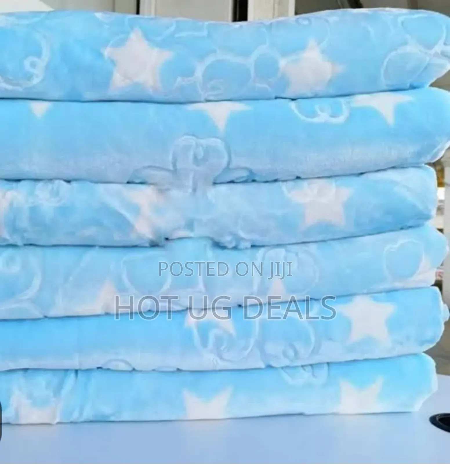 Baby Shawl Receiver -blue