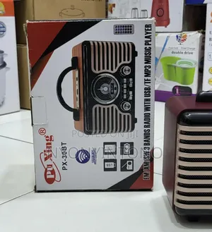 Pu Xing Classic Rechargeable 3band Radio With Bluetooth