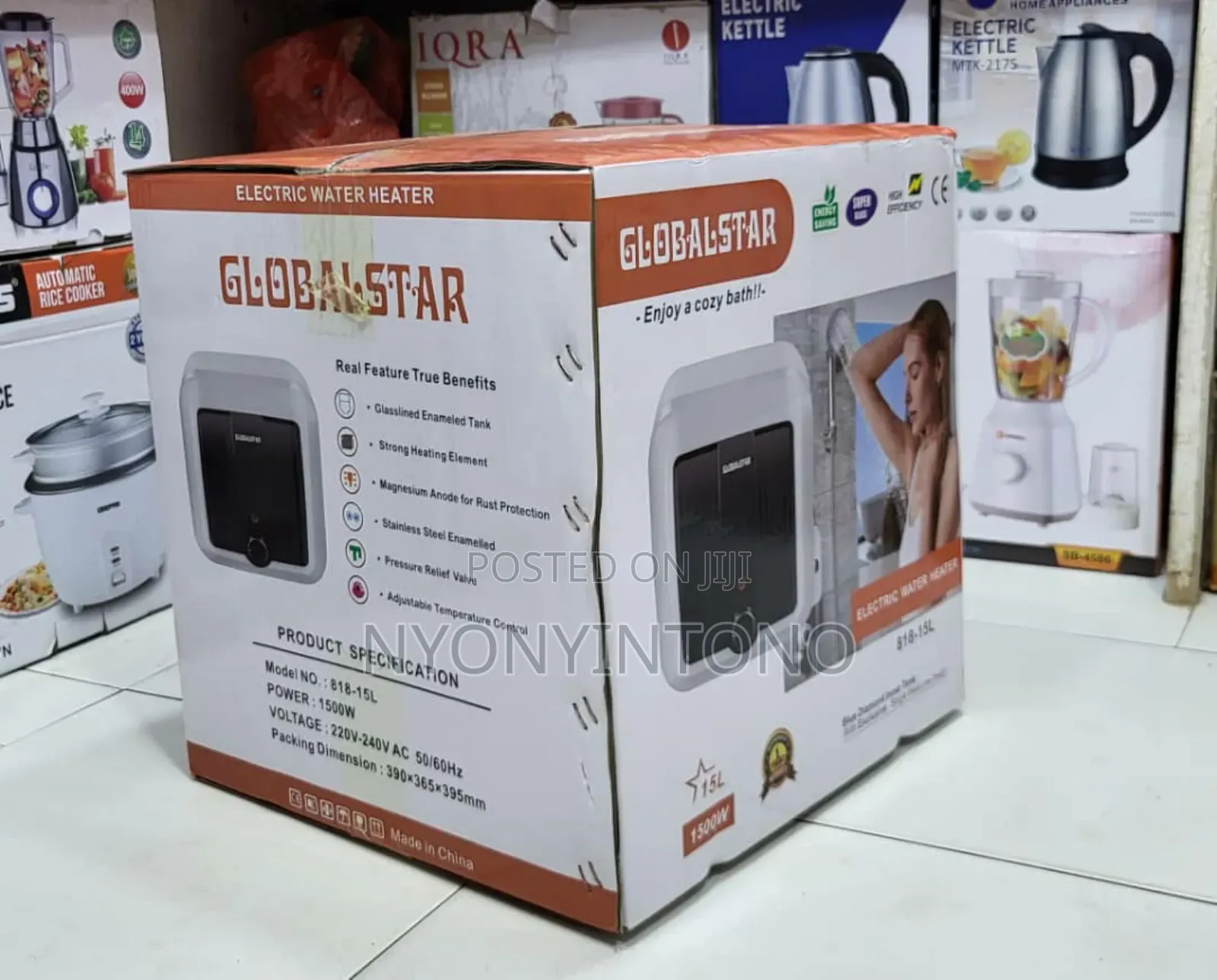 Globalstar 15litres Electric Water Heater