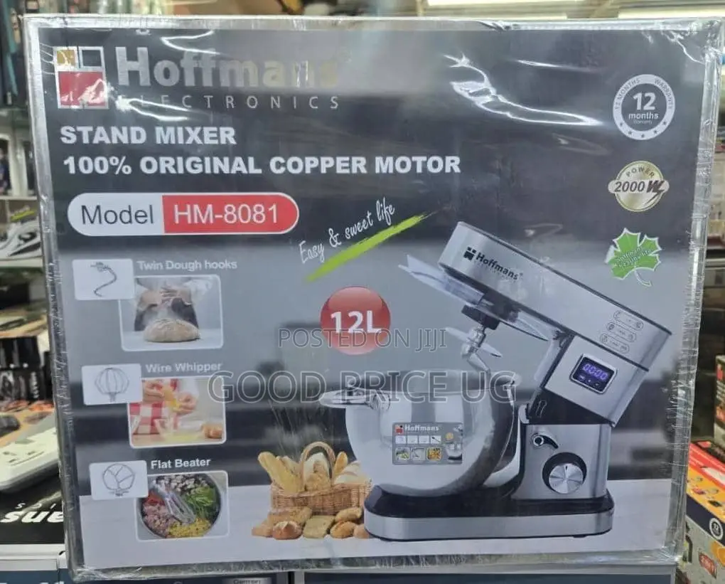 Hoffmans 12l Home and Commercial Stand Mixer Hm-8081