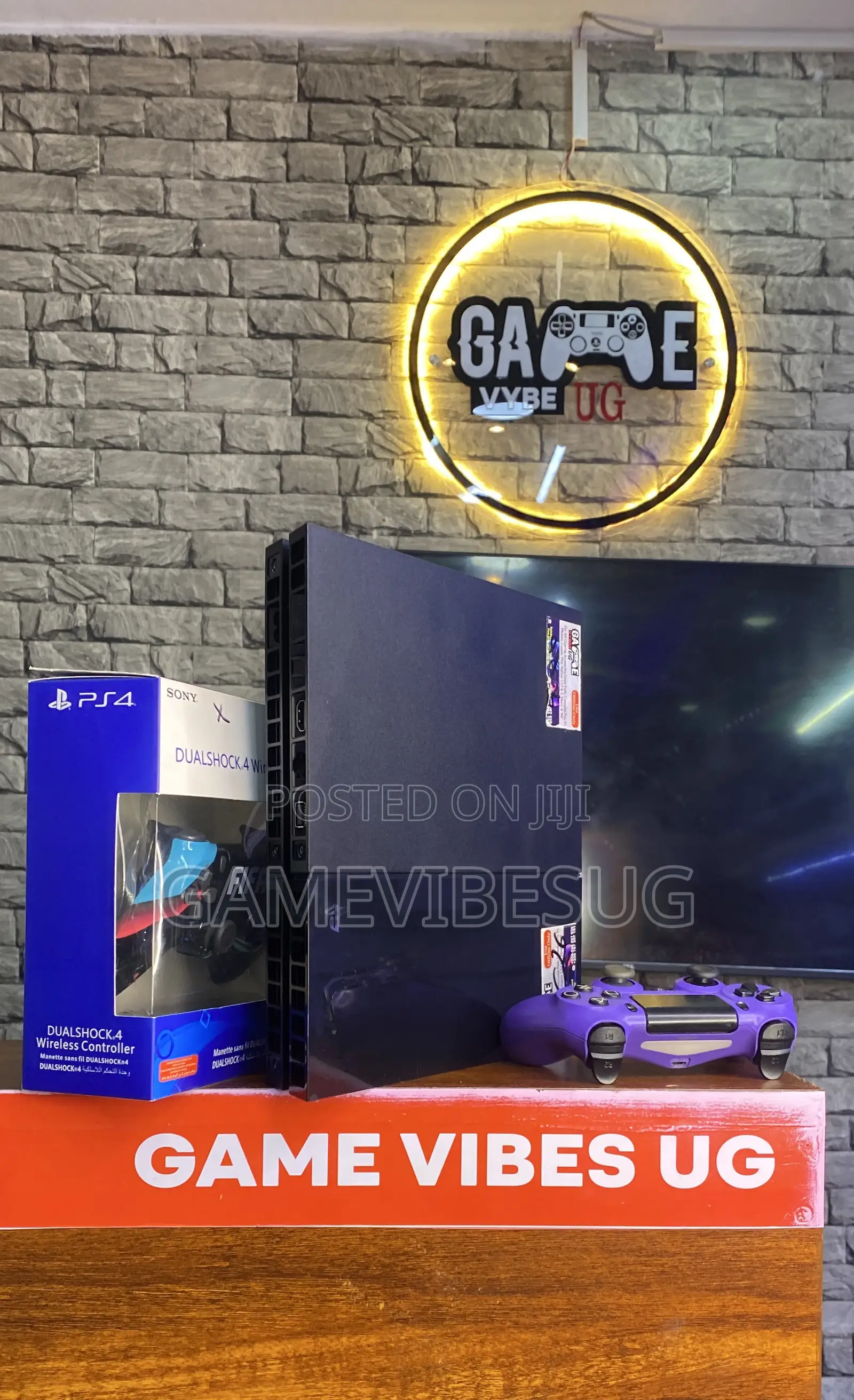 Playstation 4 Standard With Two Brand New Controllers