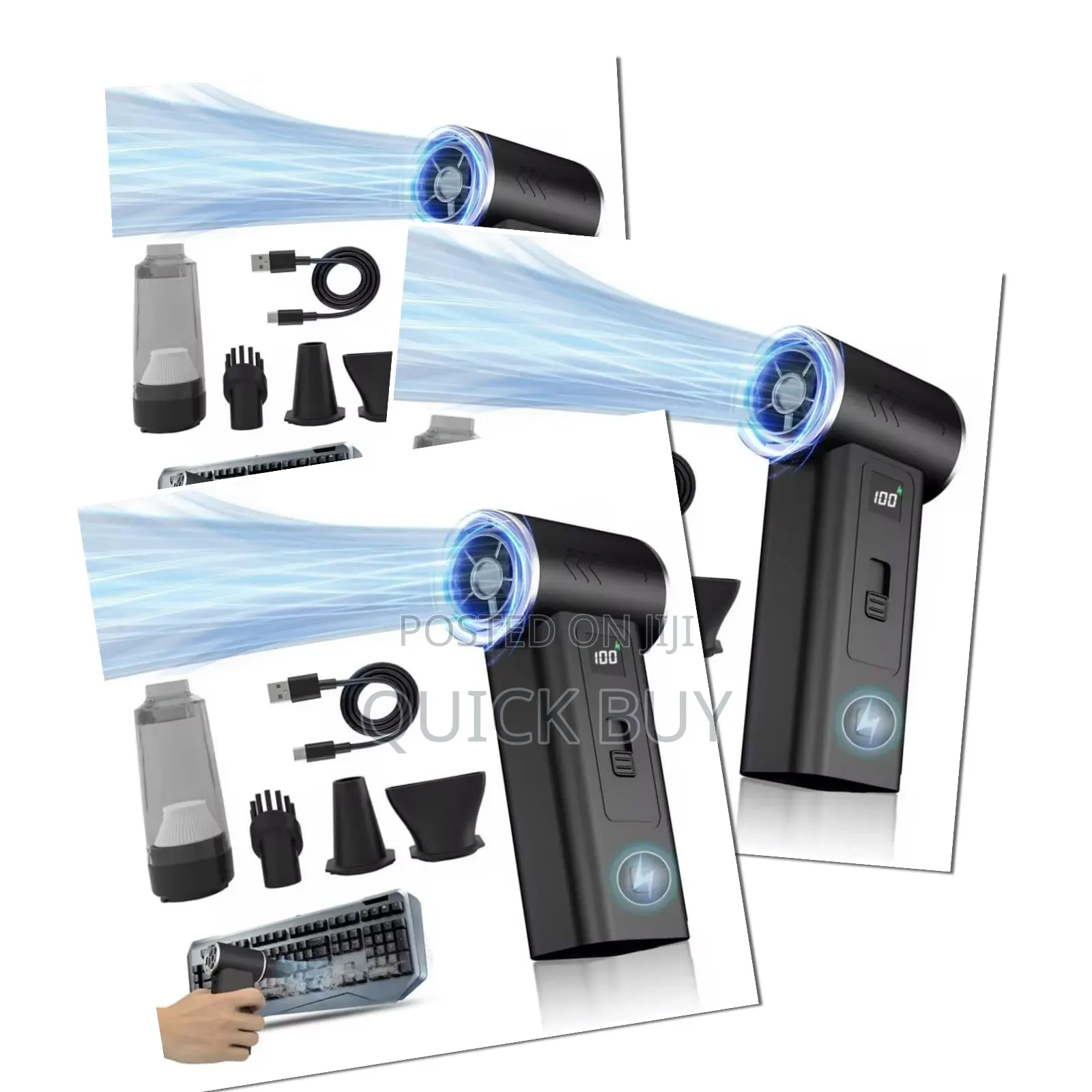 Mini Turbo Rechargeable Dust Remover Fan