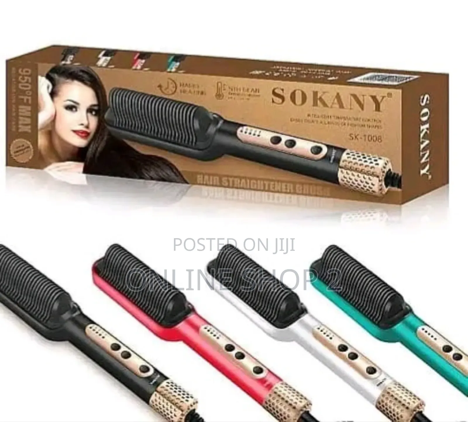 Hair Straighter Brush