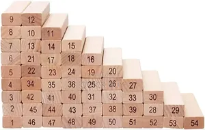 Jenga Blocks With 4dices 54pcs