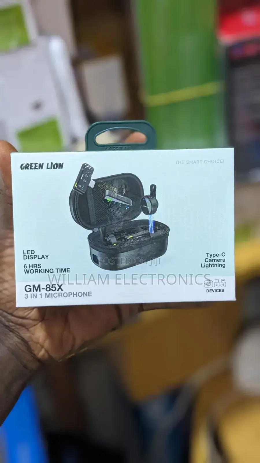 Greenlion Gm-85x 3in1 Wireless Microphone