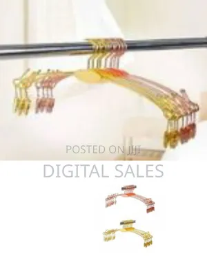 5 Pieces of Exquisite Metal Bold Non-Slip Underwear Alloy Suit Hangers