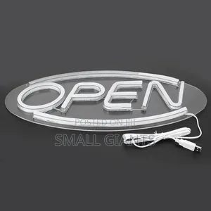 3d "Open"Led Neon Light Sign