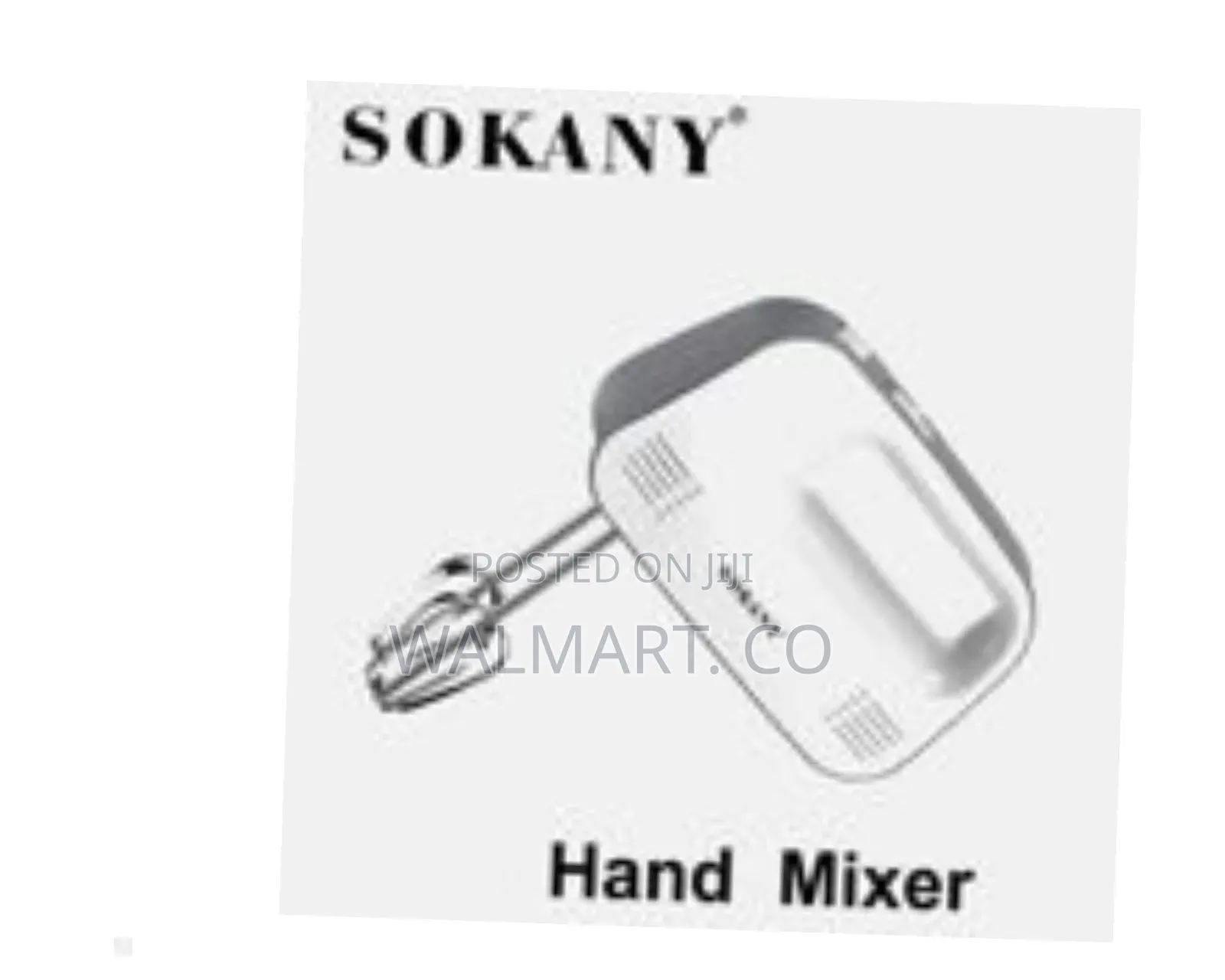 Sokany Hand Mixer Electric Handheld 5 Speed With Stainless Steel