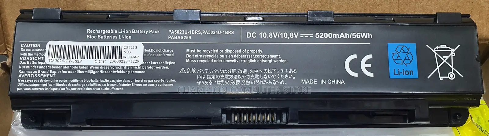 Toshiba Pa5024u for Satellite C55-a C55dt/D/T C855/D L/P/S855 L/P/S875