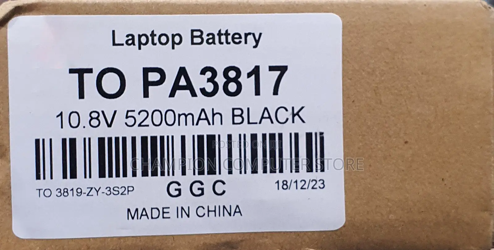 Toshiba Pa3817u for Satellite C655/650d/675/660 L/770/645/