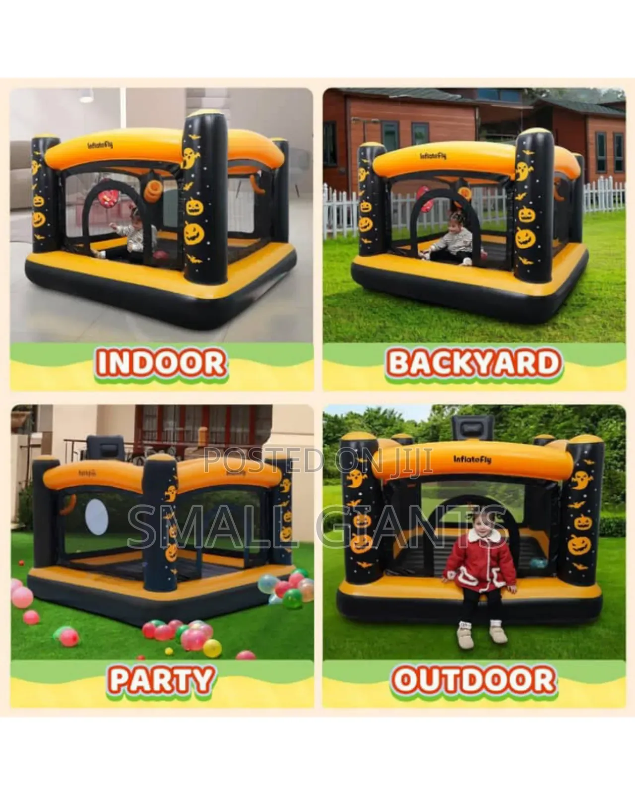 Halloween-Themed Inflatable Bounce House