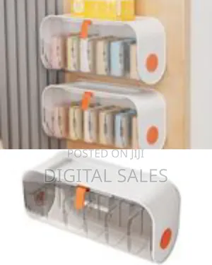 Wall Mounted Sock Underwear Storage Box Transparent Flip Cover Rack
