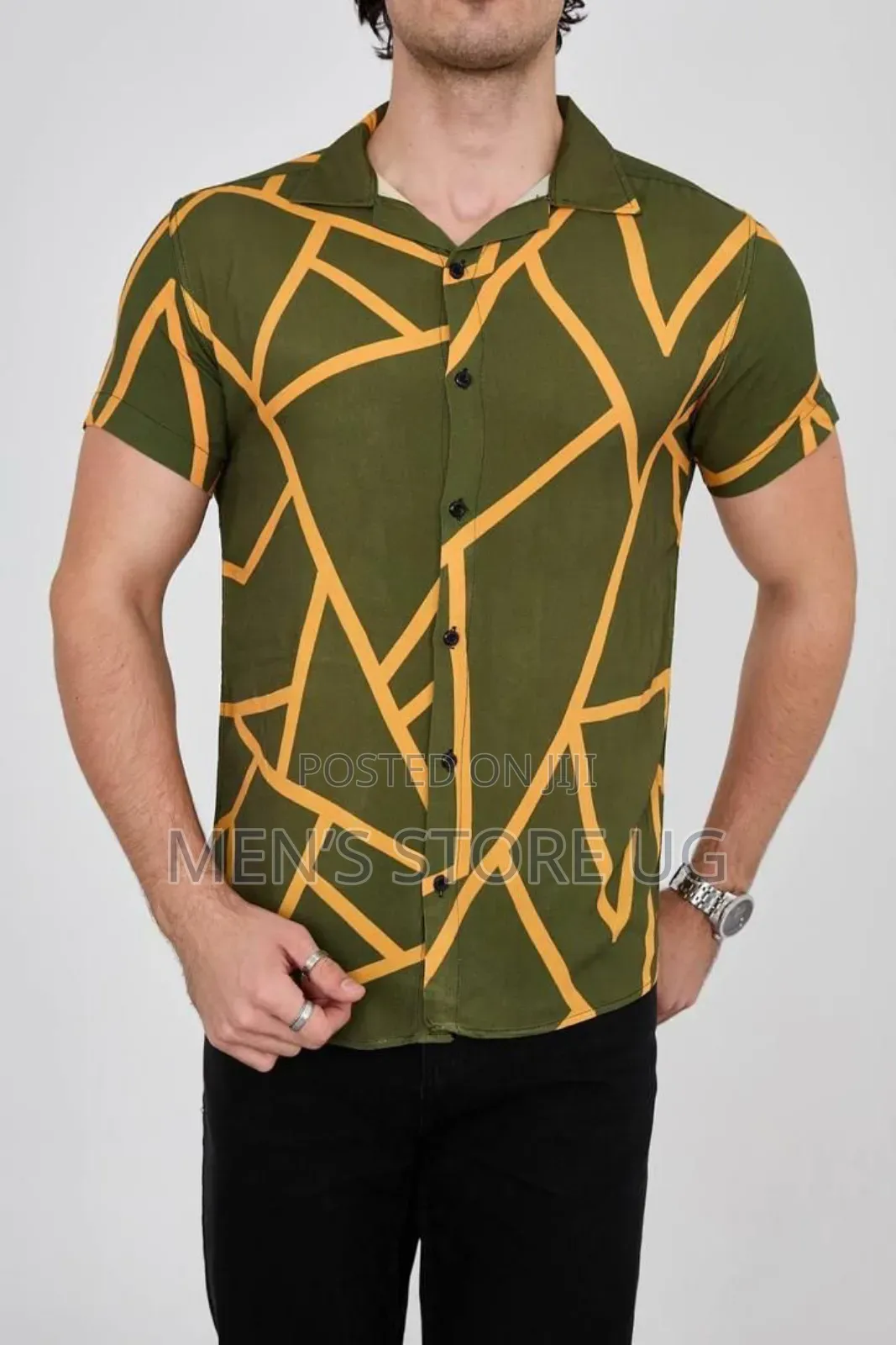 Mens Short Sleeve Vintage Style Turkish Shirts