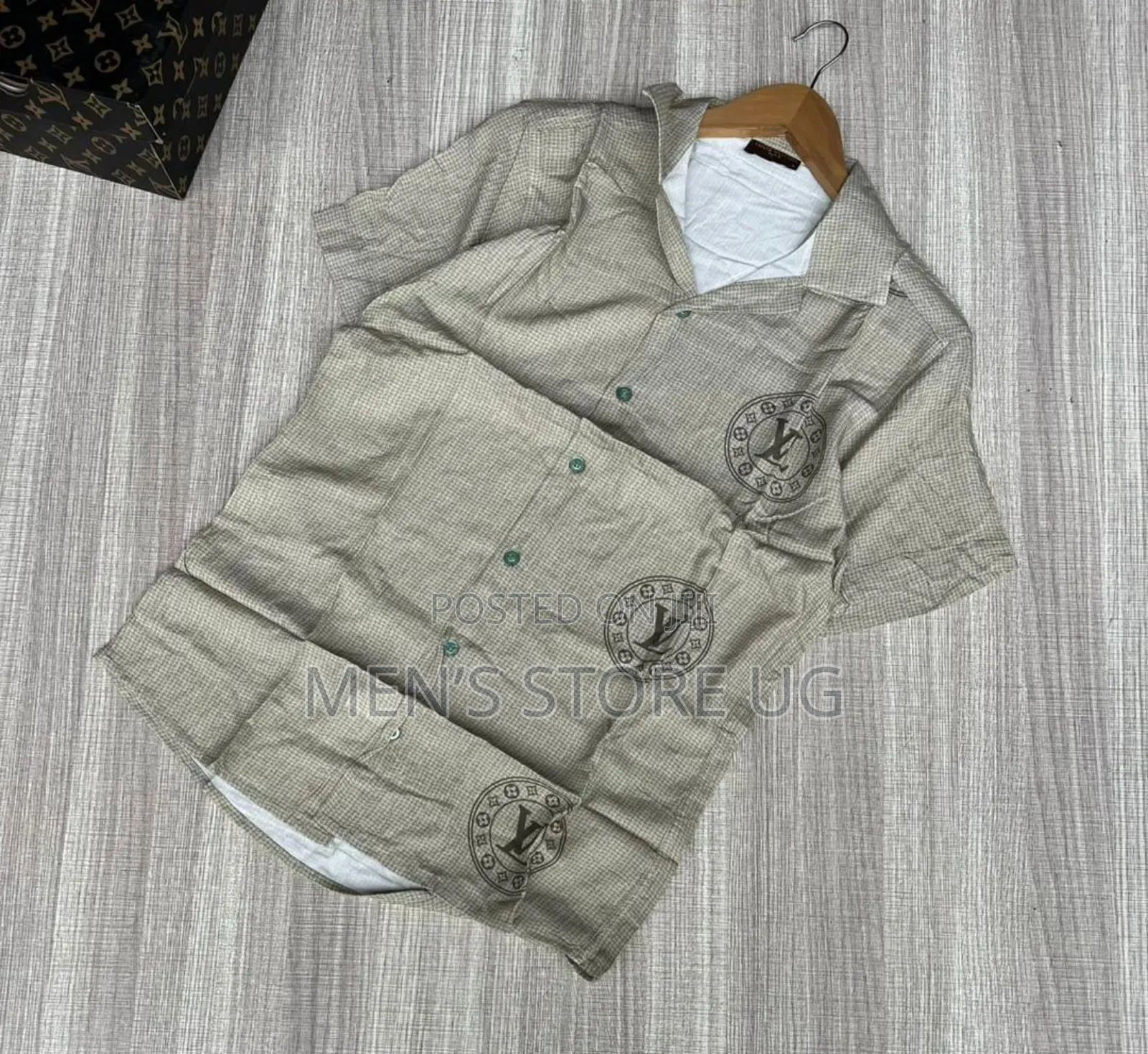 Mens Short Sleeve Versace Vintage Style Turkish Shirts