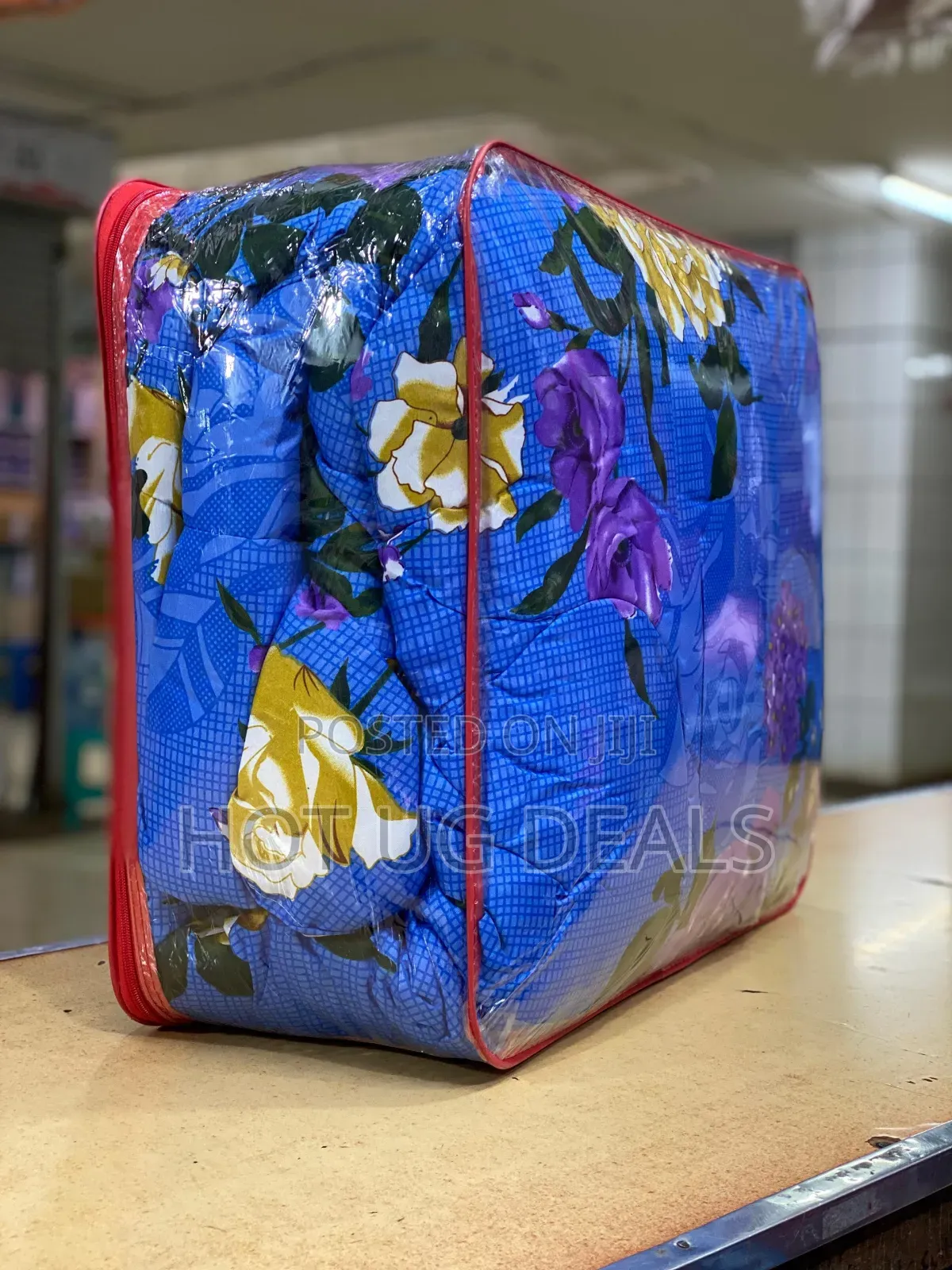 5x6 Bedcover With One Bedsheet And Two Pillow Covers - Multicolored