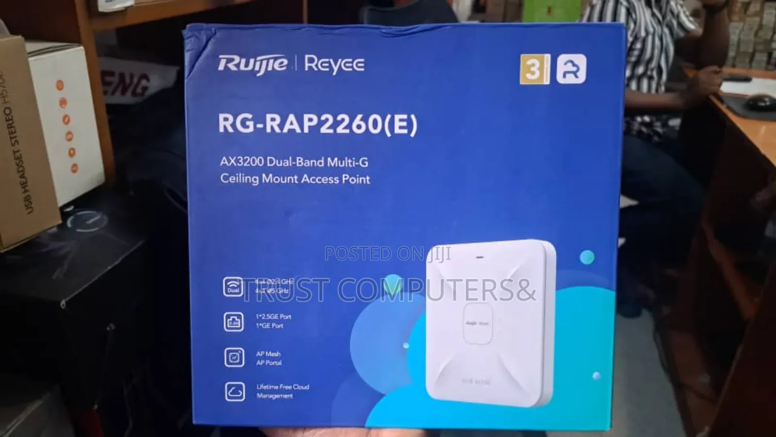 Ruijie Reyee Rg-Rap2260(E) Wi-Fi 6 Access Point.