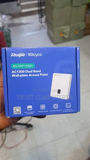 Ruijie Reyee Rg-Rap1200(F) Ac1300 Dual Band Wall-Plate Access Point.