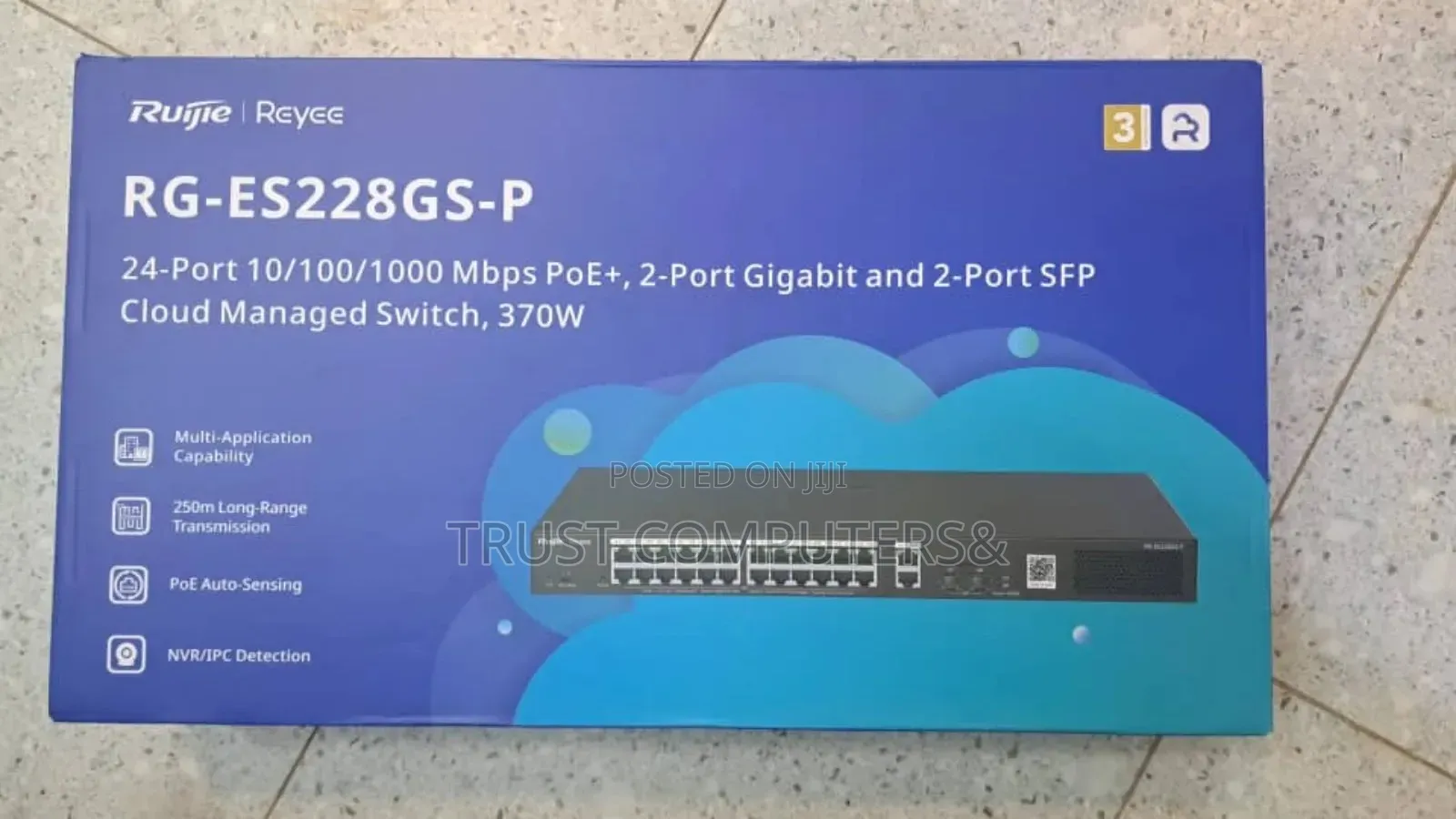 Ruijie Reyee Rg-Es228gs-P, 28-Port Smart Cloud-Managed Network Switch.
