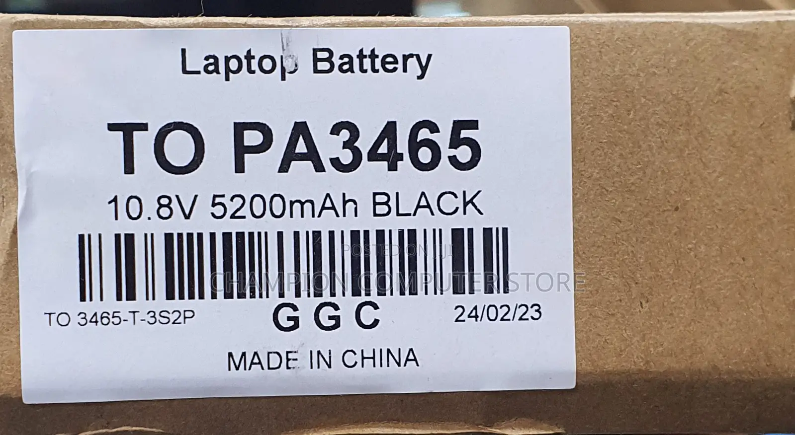 Toshiba Pa3465u-1brs for Toshiba Satellite A100 A105 A110 A135 M40 M70