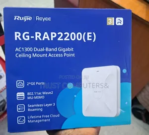 Ruijie Rg-Rap2200(E)Ac1300dual-Band Gigabit Ceilingmount Access Point.