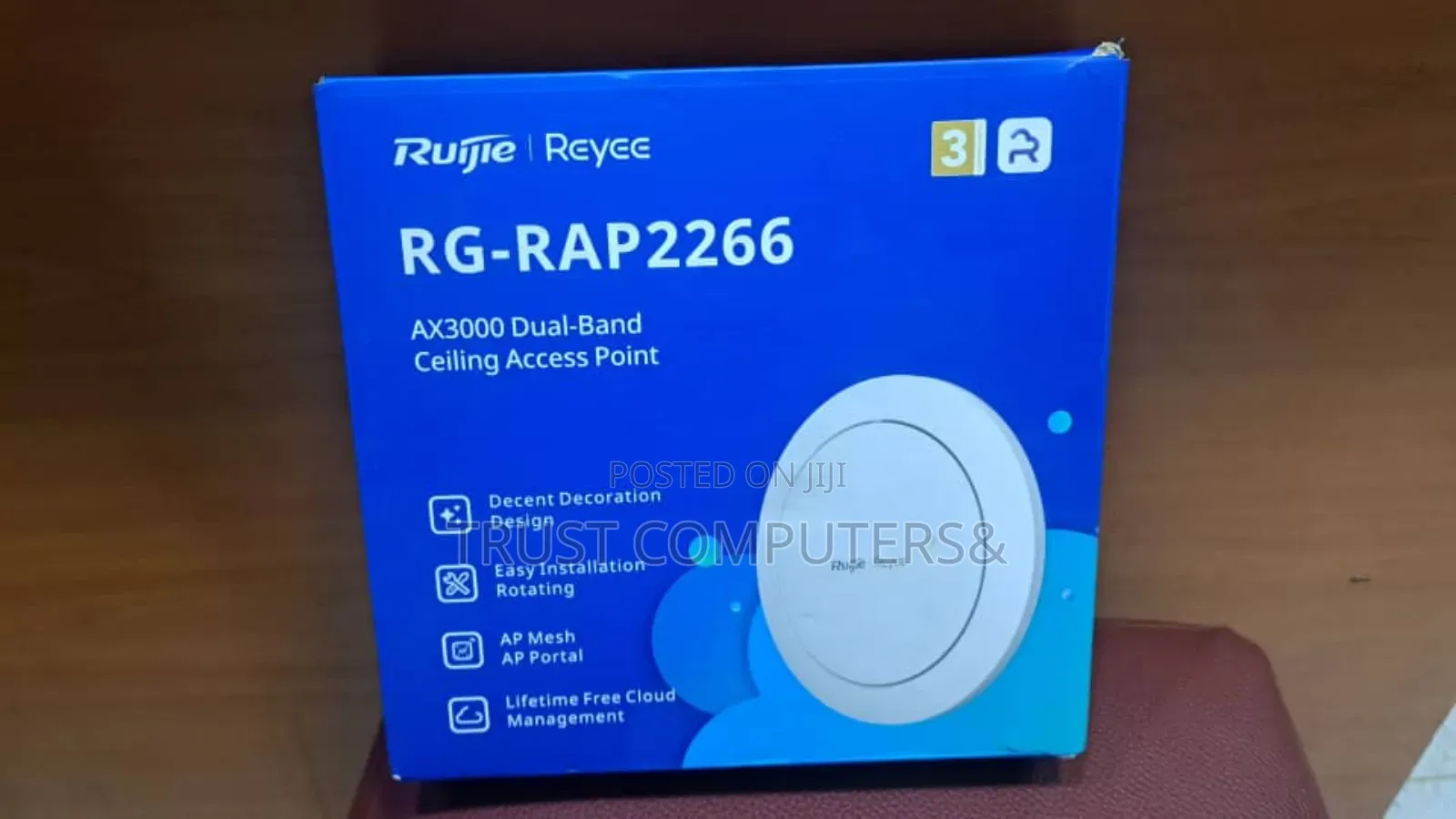 Ruijie Reyee Rg-Rap2266 Ax3000 Dual-Band Ceiling Access Point.