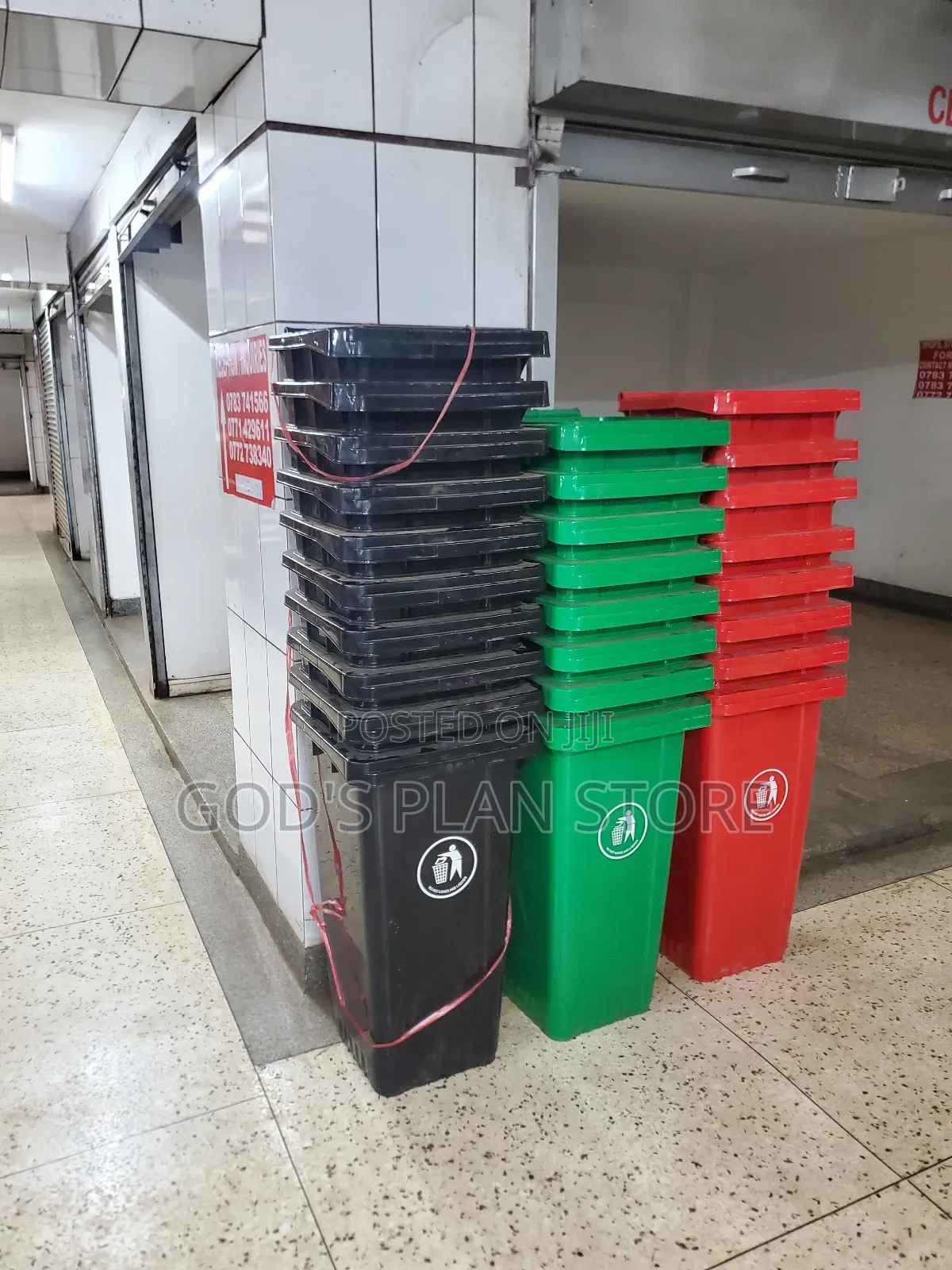 Executive Plastic Outdoor Dust Bin Plastic Dust Bin 120litres