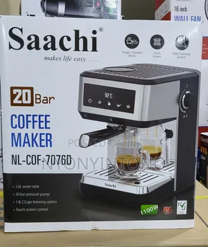 Saachi 20bar Coffee Maker With Touch Control Ni- Cof 7076d