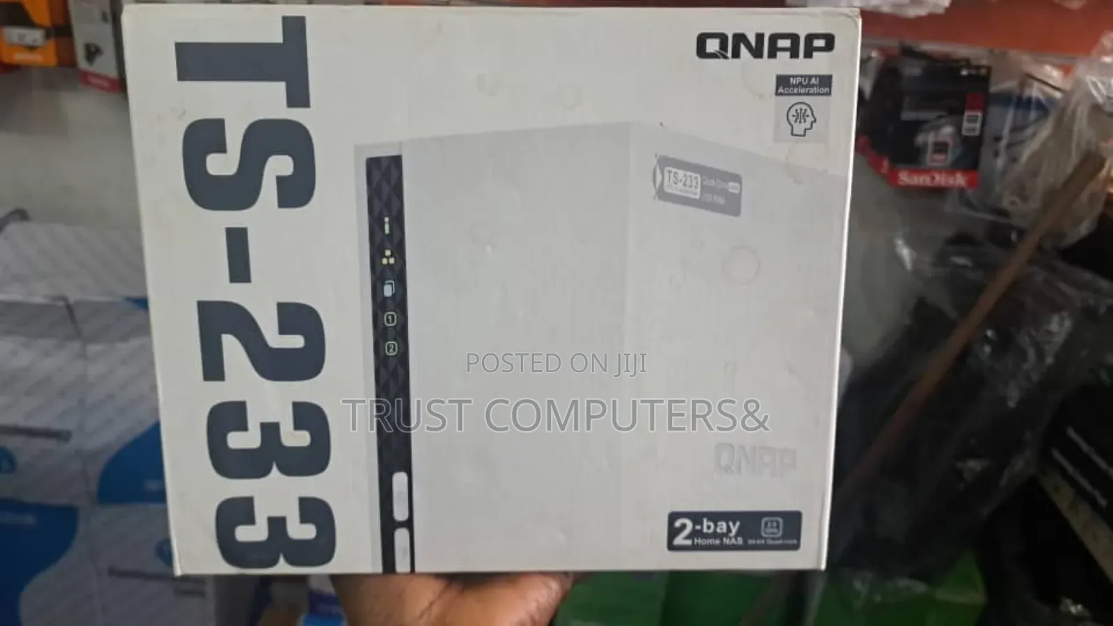 Qnap Ts-233, a 2-Bay Desktop Nas (Network Attached Storage).